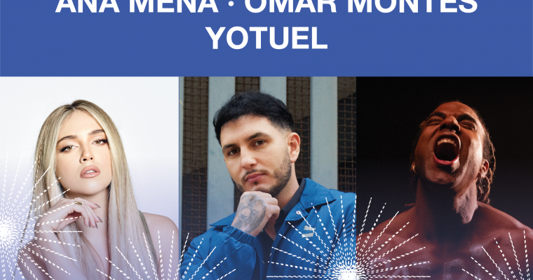 ¡Ana Mena, Omar Montes y Yotuel en concierto! Hispanidad 2021: «Todos los acentos caben en Madrid»
