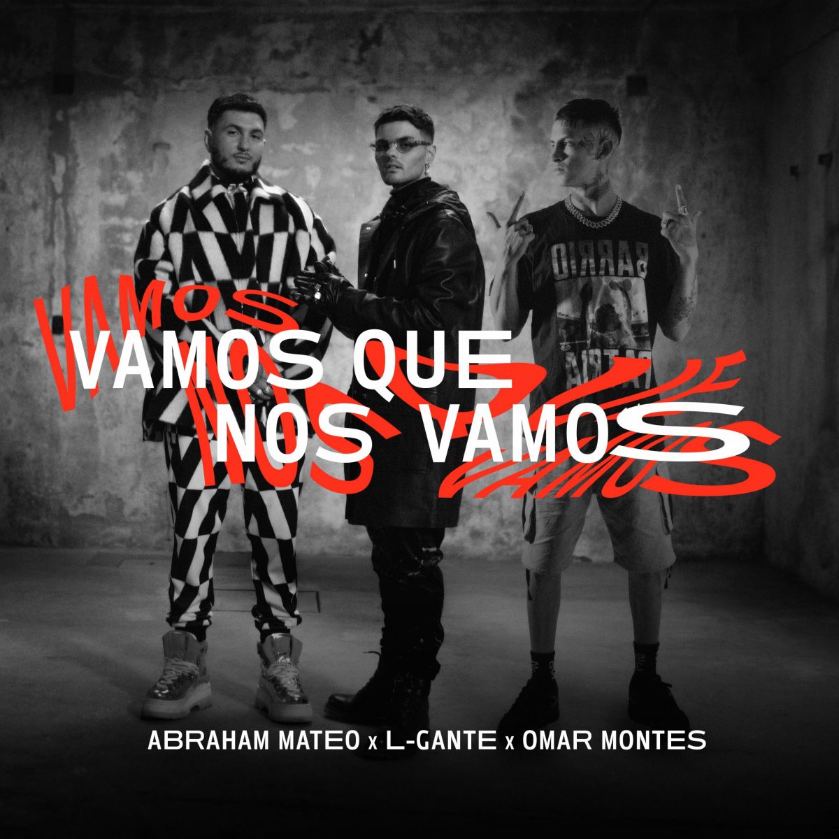 ABRAHAM MATEO, L-GANTE y OMAR MONTES lanzan su primer sencillo juntos<br>«VAMOS QUE NOS VAMOS»